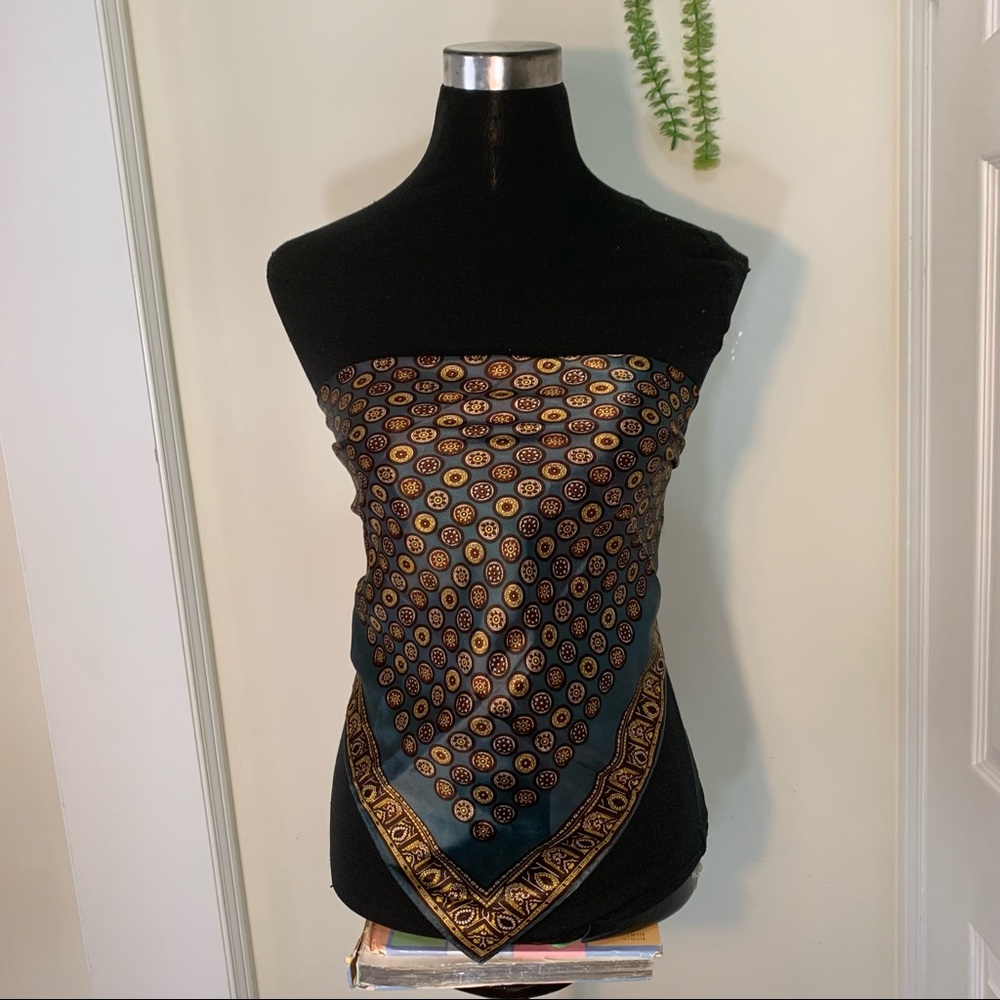 Vintage Satin Feel Hollywood Glam In Trend Scarf